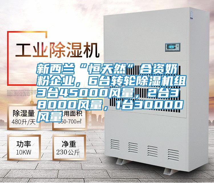 新西蘭“恒天然”合資奶粉企業(yè)，6臺轉(zhuǎn)輪除濕機組3臺45000風量，2臺38000風量，1臺30000風量