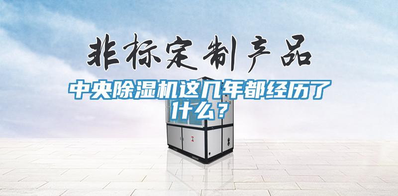 中央除濕機這幾年都經(jīng)歷了什么？