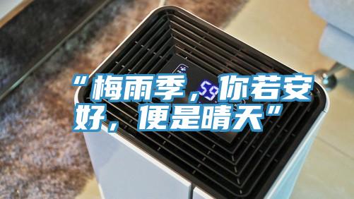 “梅雨季，你若安好，便是晴天”