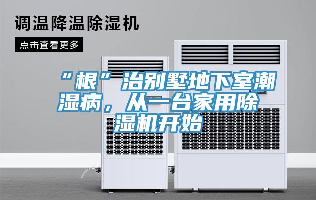 “根”治別墅地下室潮濕病，從一臺家用除濕機開始