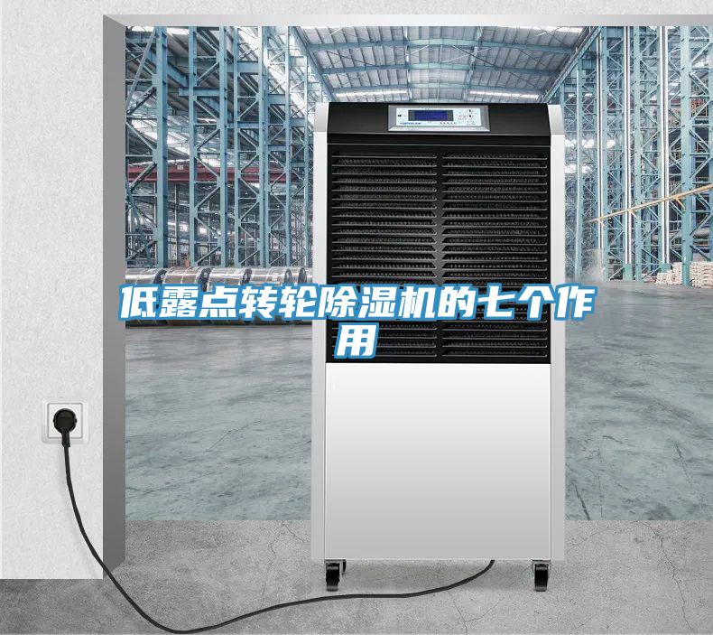 低露點轉(zhuǎn)輪除濕機(jī)的七個作用