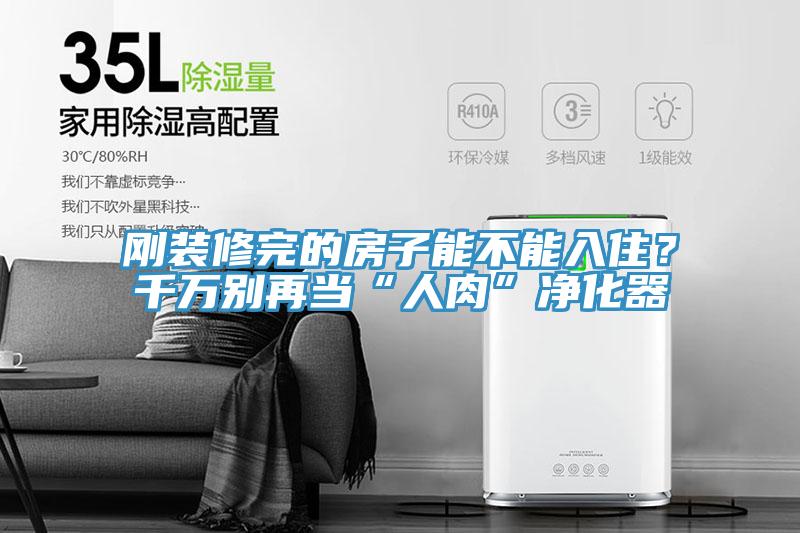 剛裝修完的房子能不能入??？千萬別再當“人肉”凈化器