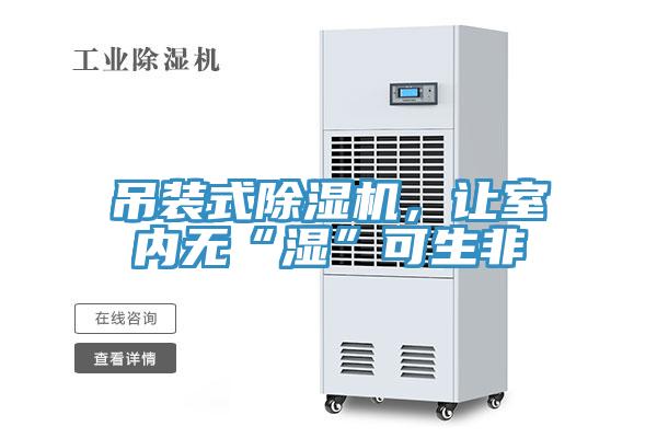 吊裝式除濕機(jī)，讓室內(nèi)無“濕”可生非