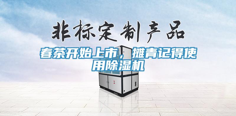 春茶開始上市，攤青記得使用除濕機(jī)