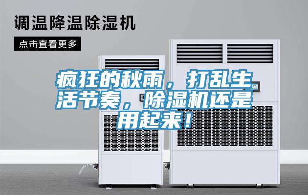 瘋狂的秋雨，打亂生活節(jié)奏，除濕機(jī)還是用起來！