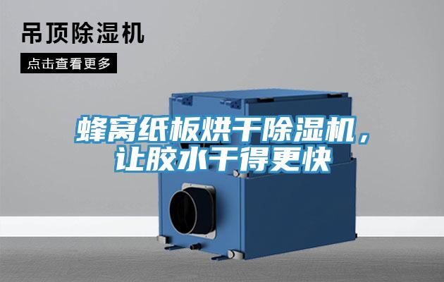 蜂窩紙板烘干除濕機(jī)，讓膠水干得更快