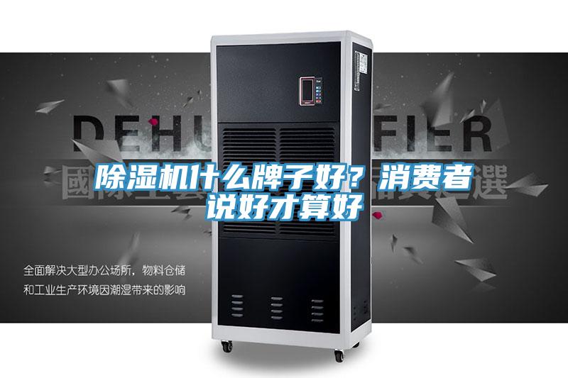 除濕機(jī)什么牌子好？消費(fèi)者說好才算好