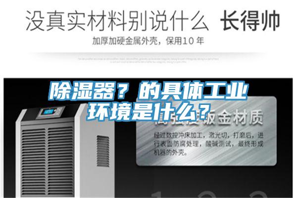 除濕器？的具體工業(yè)環(huán)境是什么？