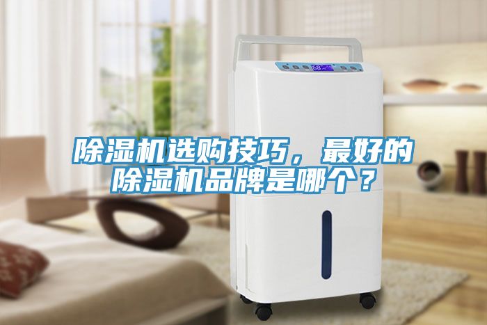 除濕機選購技巧，最好的除濕機品牌是哪個？