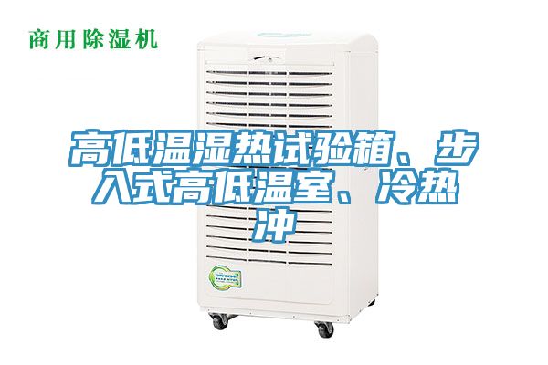 高低溫濕熱試驗箱、步入式高低溫室、冷熱沖