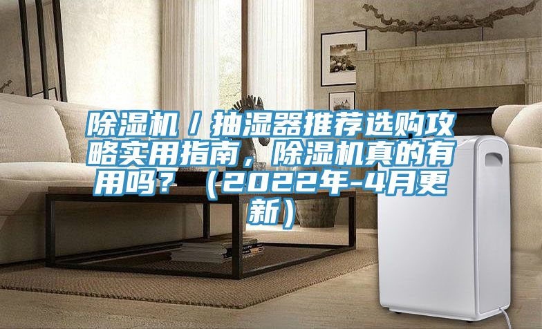 除濕機／抽濕器推薦選購攻略實用指南，除濕機真的有用嗎？（2022年-4月更新）